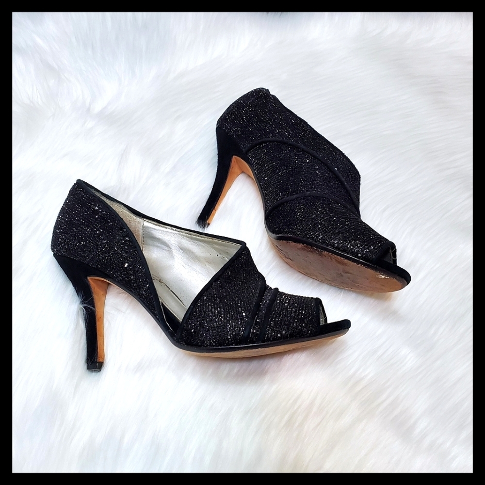 Adrienne Vittadini Sparkle Heels Size 7.5
